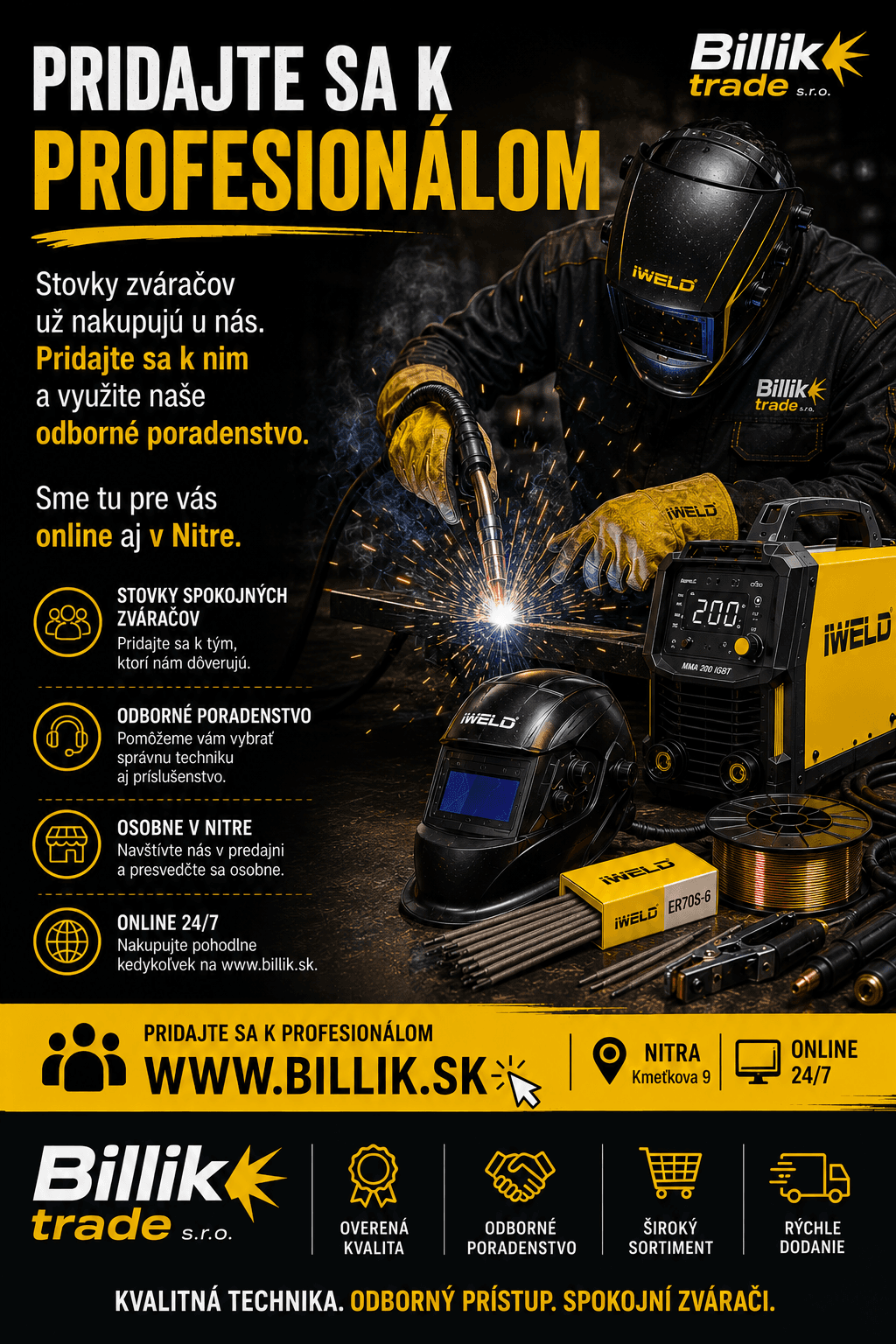 Kovová výroba a zváranie — Billik Trade Nitra